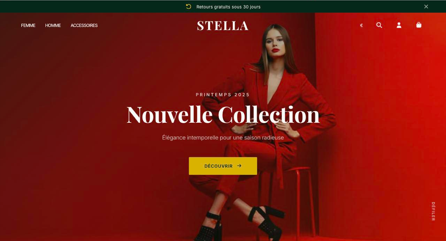 Plateforme e-commerce & expérience de marque haut de gamme