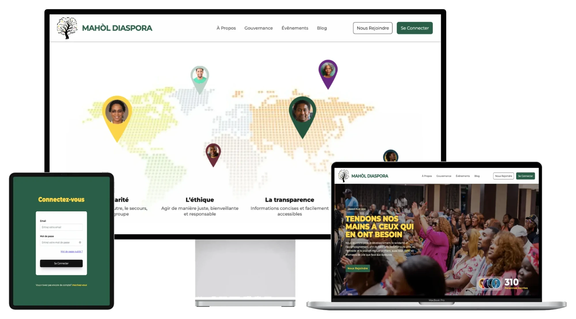 Mahol Diaspora Plateforme Solidaire & Annuaire Pro